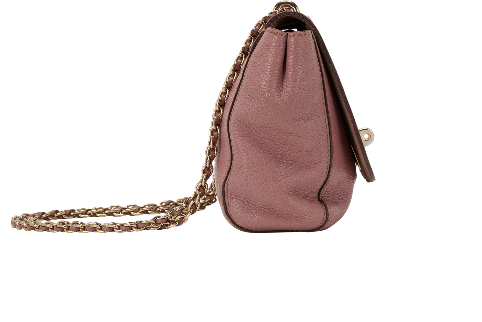 Lily Crossbody, &pound;320, Handbags, Black, Leather, Side view